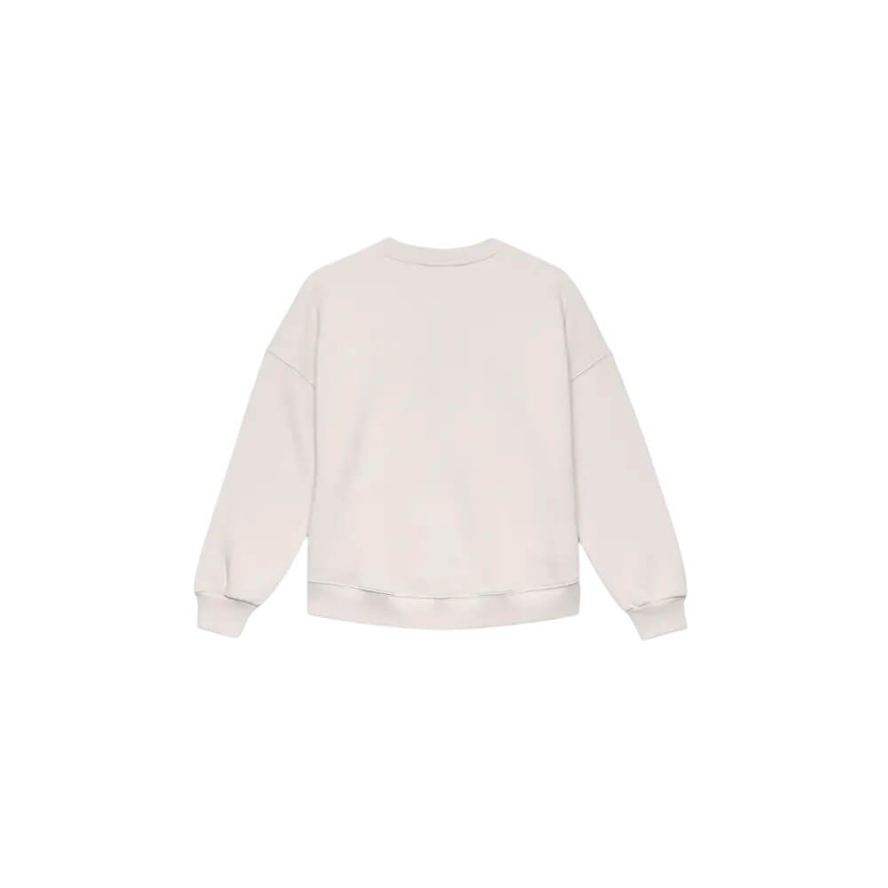Mint Velvet Cream Cotton Blend Star Sweatshirt